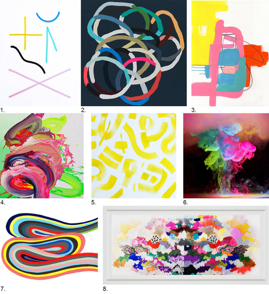 Source List: Neon Abstract Art