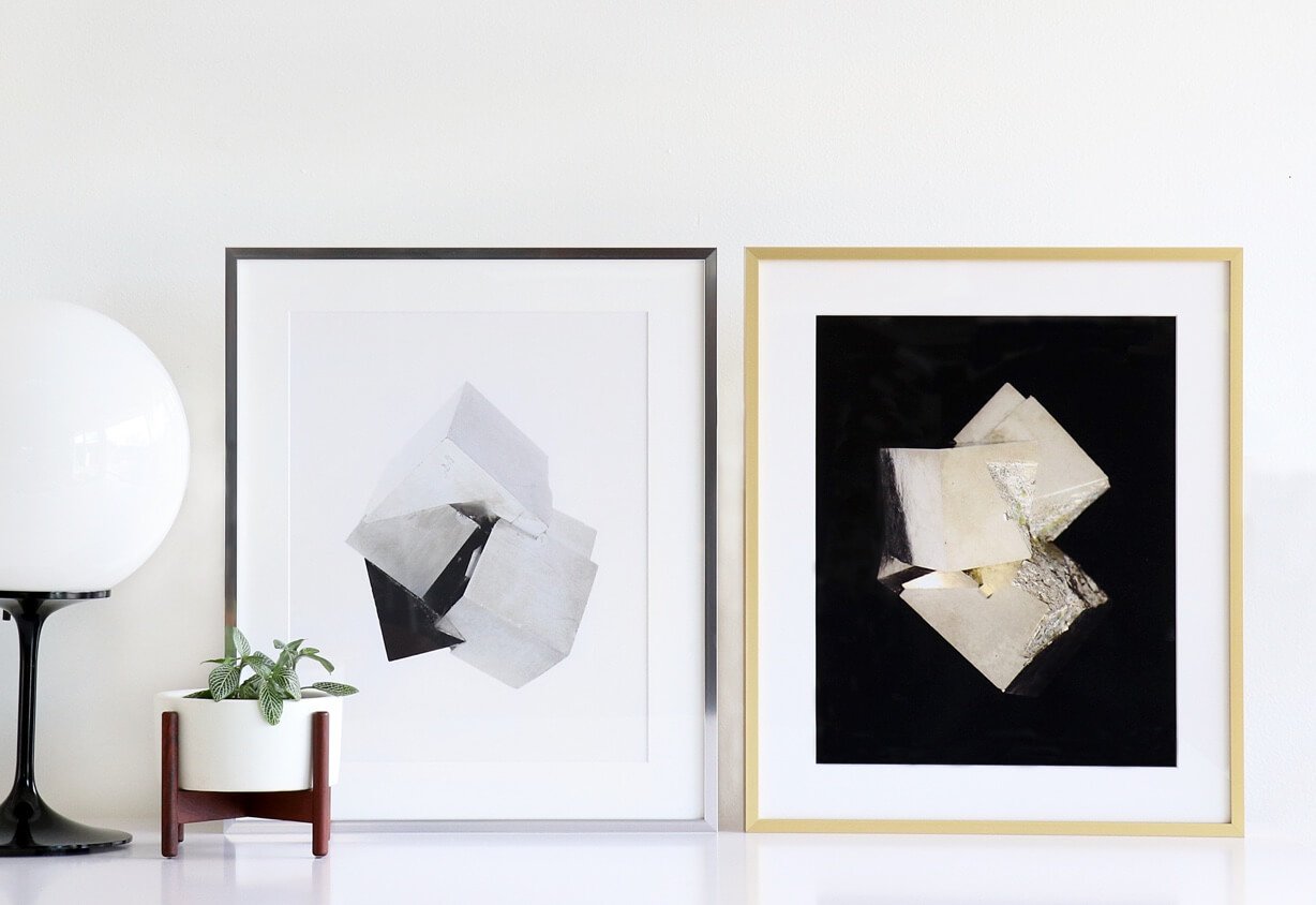 simply framed metal gallery frame