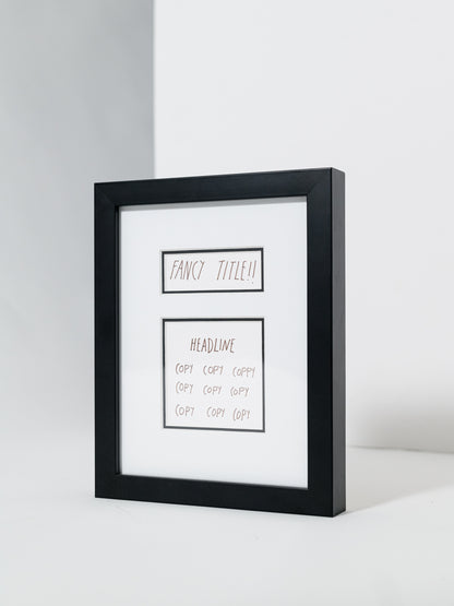 Frame an Online Article