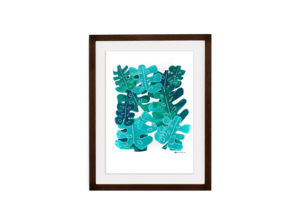 Simply Framed Dark Walnut Gallery Frame featuring artwork by Dorothy Shain