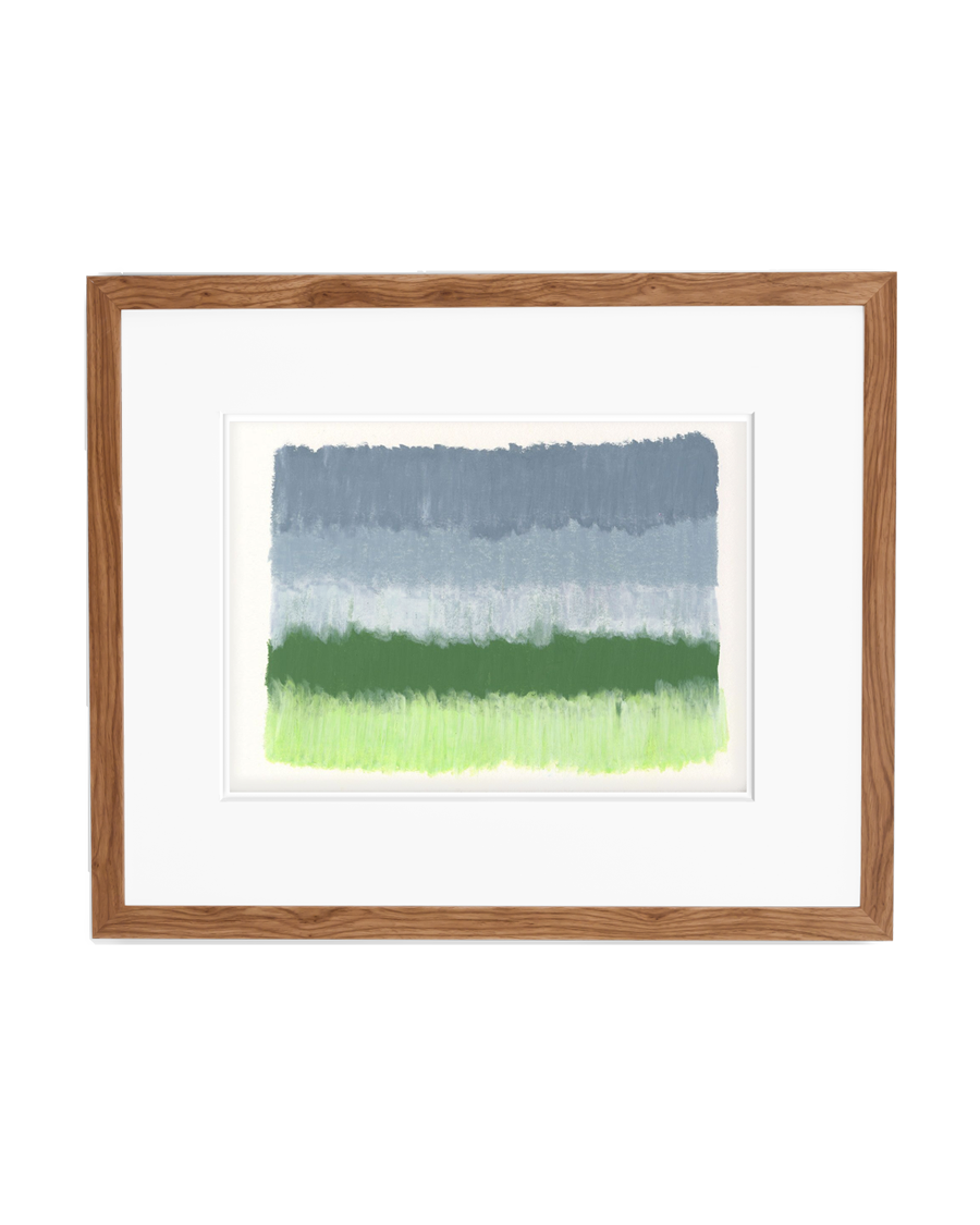 Simply Framed Light Walnut Gallery Frame featuring artwork by Daylight Dreams Editions