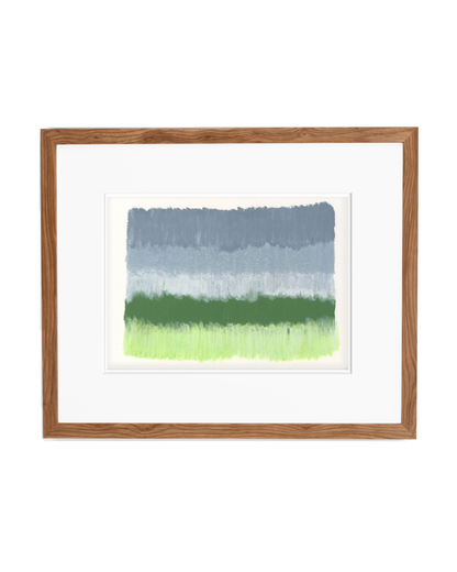 Simply Framed Light Walnut Gallery Frame featuring artwork by Daylight Dreams Editions