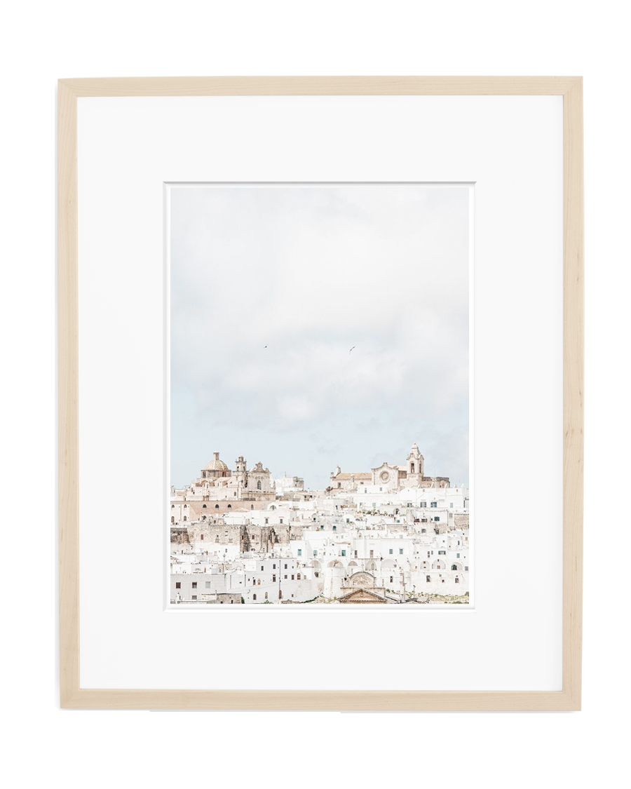 Simply Framed Natural Wood Gallery Frame featuring artwork by Kate Holstein