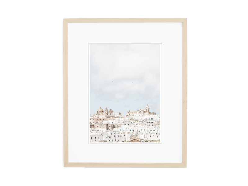 Simply Framed Natural Wood Gallery Frame featuring artwork by Kate Holstein