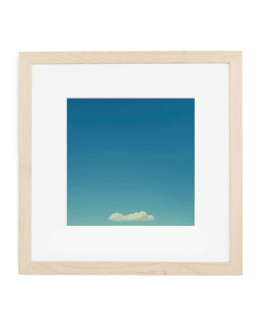 Simply Framed Gallery Frame Wide Natural featuring artwork by Max Wanger Print Shop