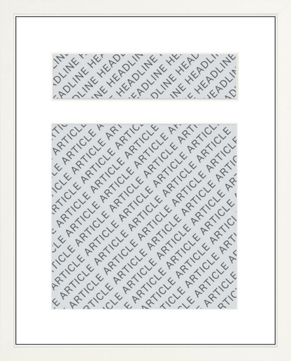 Frame an Online Article