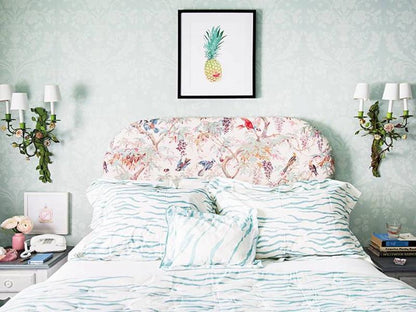 Simply Framed Black Gallery Frame featuring artwork by Hayley Sarno in a bedroom